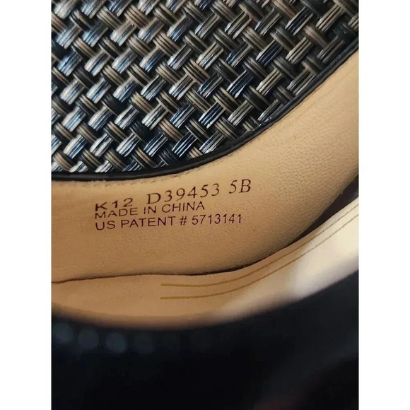 Cole Haan Nike Air Black Chelsea OT Patent Leather Peep Toe Pump - Picture 9 of 9